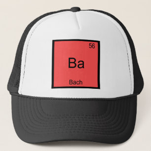 Boné Camiseta Símbolo de Química Engraçada Ba - Bach