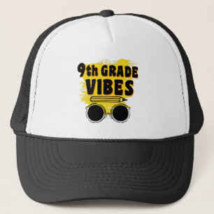Boné Camiseta Vibes de Volta à Escola 9º Ano Primeiro D