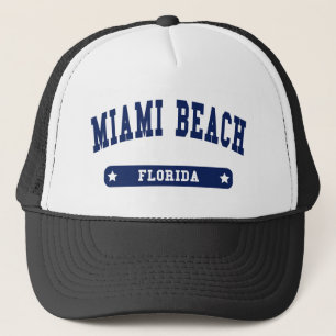 Boné camisetas de Estilo da Universidade de Miami Beach