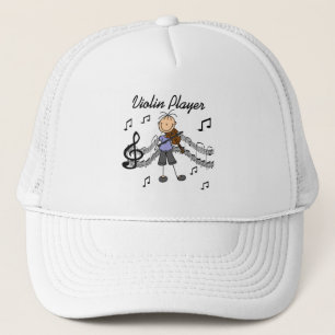 Boné Camisetas e Presentes da Garota Figurinha Tocando