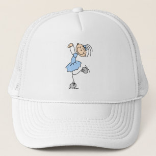 Boné Camisetas e Presentes da Patinadora de Figura de V