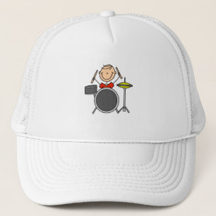 Boné Camisetas e Presentes de Bateria Masculina em Form