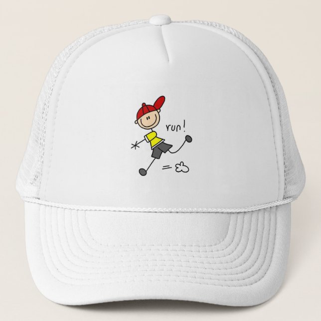 Boné Camisetas e Presentes de Beisebol Corrida (Frente)