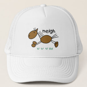 Boné Camisetas e Presentes de Cavalo em Figuras Simples