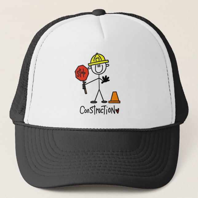 Boné Camisetas e Presentes de Construção Básica (Frente)