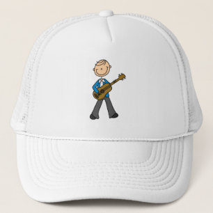 Boné Camisetas e Presentes do Tocador de Guitarra Homem