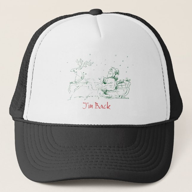 Boné Camisetas engraçadas de Natal (Frente)