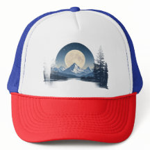 Camisola de Paisagem Montanhosa sob Lua Cheia