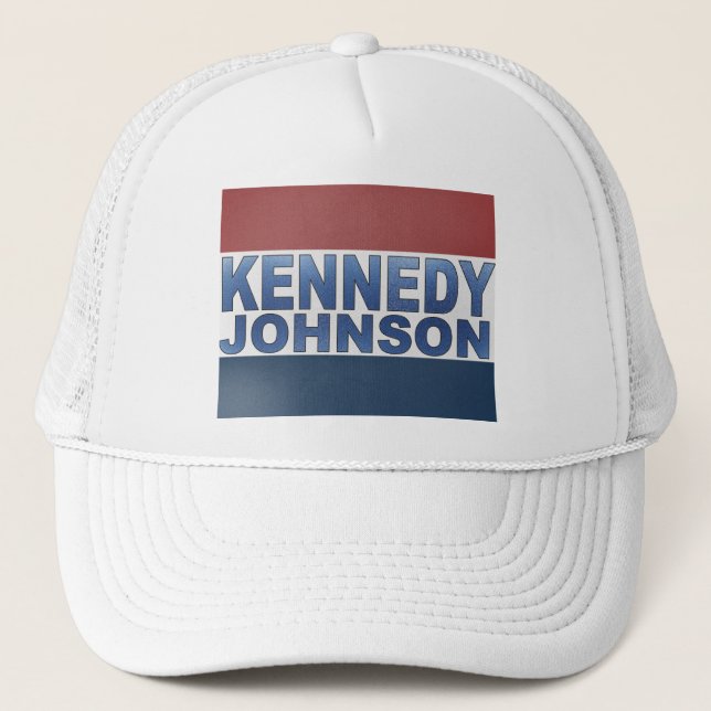 Boné Campanha de Kennedy Johnson (Frente)