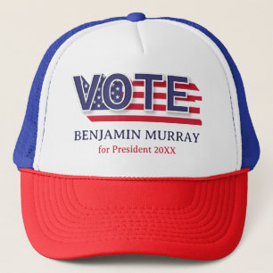 Boné Campanha eleitoral política personalizada