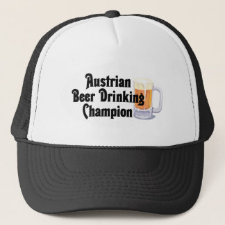 Boné Campeão austríaco do bebendo da cerveja