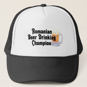 Boné Campeão romeno do bebendo da cerveja
