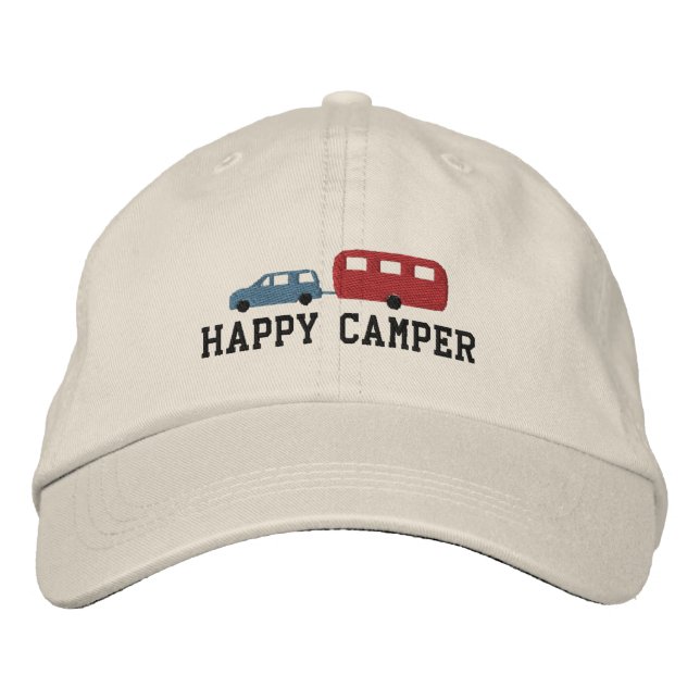 Boné Camper Trailer e Car Happy Camper (Frente)
