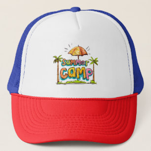 Boné Campo de verão - Sinal colorido de campo de verão