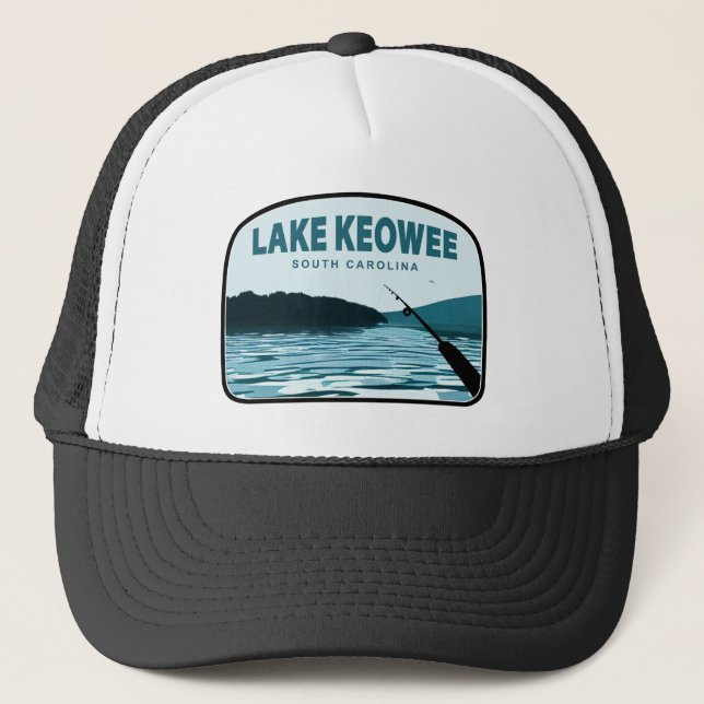 Boné Cana de Pesca Lago Keowee Carolina do Sul (Frente)