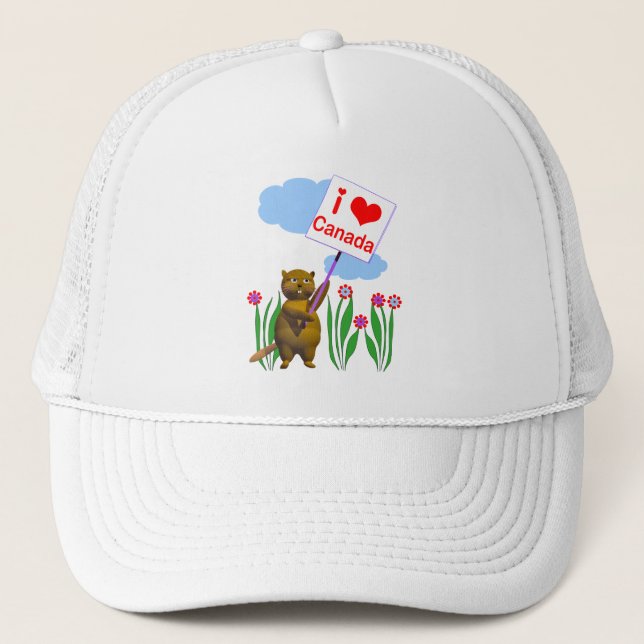 Boné Canadense Beaver ama Canadá (Frente)