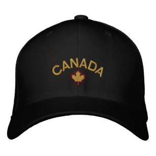 Boné Canadense Maple Leaf Embroiderme Canadá