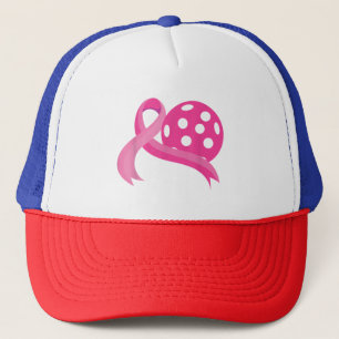Boné Cancer De Fita Coração Cor-de-Rosa Bonito, Picleba