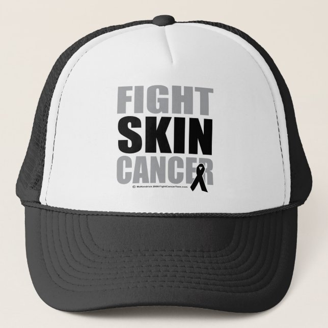 Boné Cancer de pele da luta (Frente)