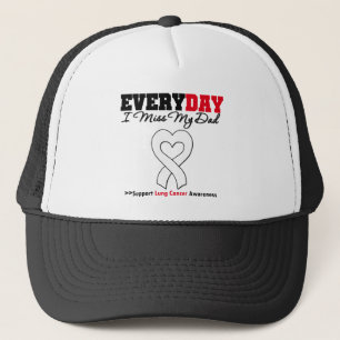 Boné Cancer Pulmonar Todo Dia Eu Sinto Falta Do Meu Pai