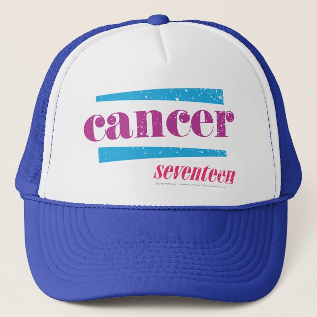 Boné Cancer Roxo (Frente)