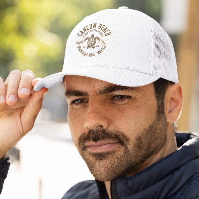 Boné Cancun Beach Mexico | Paradise Mexican Beach (Criador carregado)