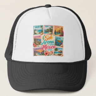 Boné Cancun Sol Areia México Praias Tropicais Lindas 