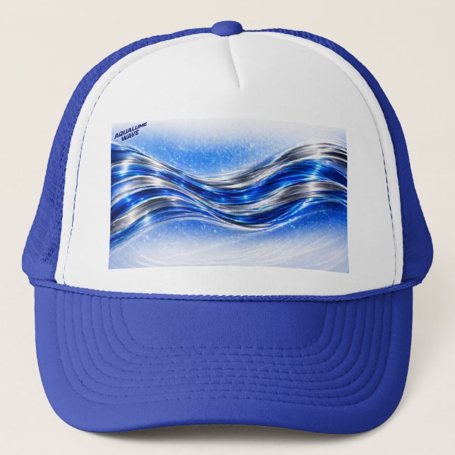 Boné Caneca de Caminhão Aqualume Flow - Energia da Onda (Frente)