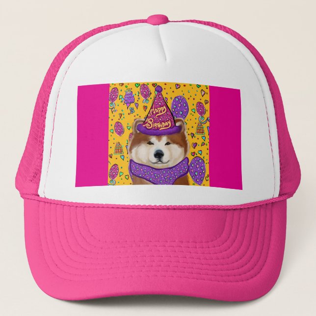 BONÉ CÃO AKITA  (Frente)