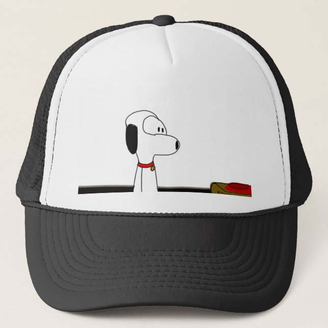 Boné Cão cómico dos desenhos animados (Frente)