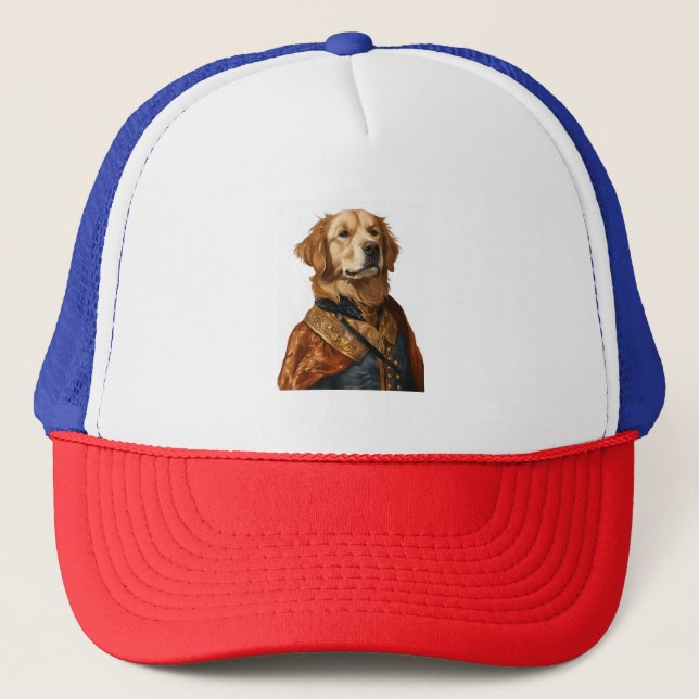 Boné Cão do Renascimento - Cão de Arte Clássica (Frente)