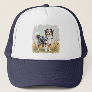 Boné Cão Pastor Australiano Merle Cauda Longa