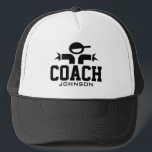 Boné Capa personalizada de treinador para equipes despo<br><div class="desc">Capa personalizada de treinador para a supervisão oficial das equipes desportivas. Que é útil para futebol, basquetebol, softball, beisebol, cruzeiro, polo aquático, futebol, rugby, voleibol, andebol, tênis e outros esportes que precisam de um árbitro. Excelente para jogos de Segundo grau, ligas universitárias e jogos de torneio. Personalizar com nome personalizado,...</div>