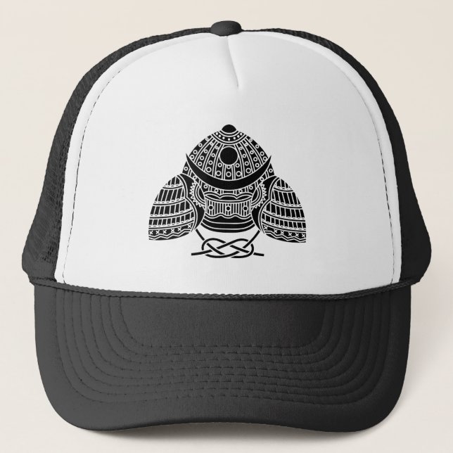 Boné Capacete de samurai do sol lua (Frente)