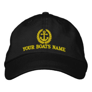 Boné Capitães personalizados do barco de navigação