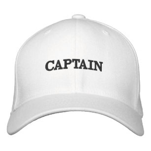 Boné Capitão bordado personalizado - chapéus de beisebo