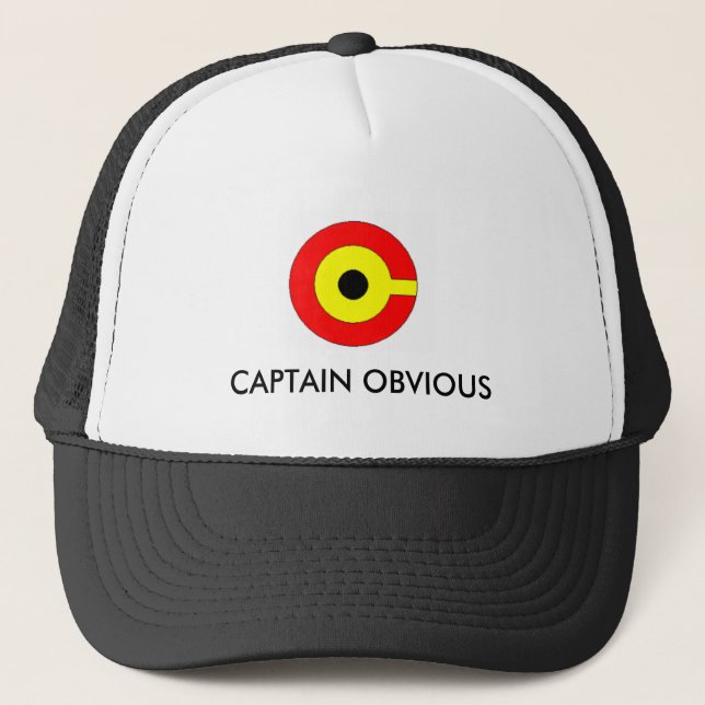 BONÉ CAPITÃO ÓBVIO CHAPÉU (Frente)