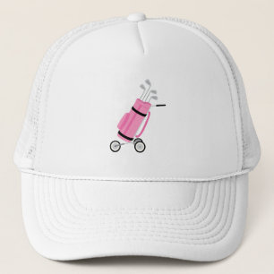 Boné Cápsula de Golfe Rosa