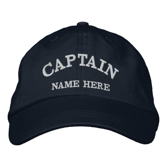 Boné Captain Name Sailor Hat (Frente)