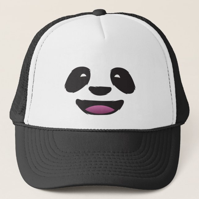 Boné Cara da panda - animais selvagens animais bonitos (Frente)