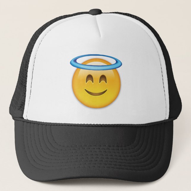 Boné Cara de sorriso com halo Emoji (Frente)