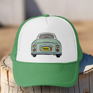 Boné Caracteres: Emerald Green Figaro Car