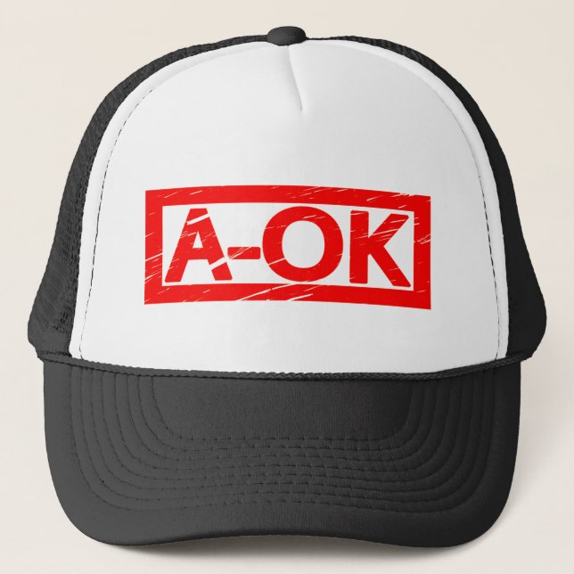 Boné Carimbo A-OK (Frente)
