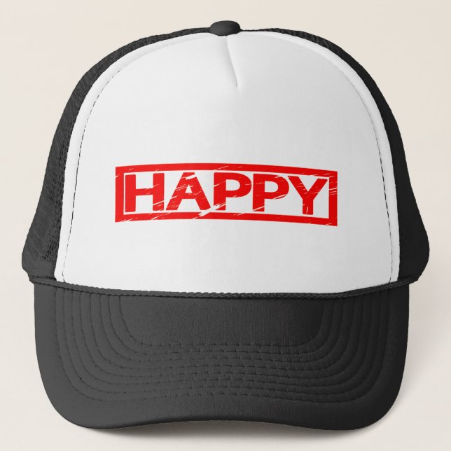 Boné Carimbo Feliz (Frente)
