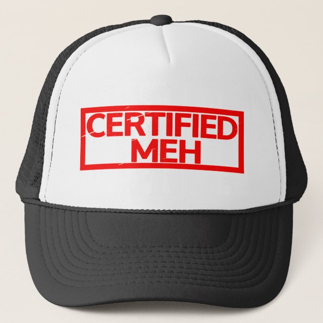 Boné Carimbo Meh Certificado (Frente)