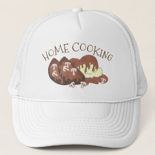 Boné Carne Cozinhar Doméstica Pão Batata Batata Cumelo