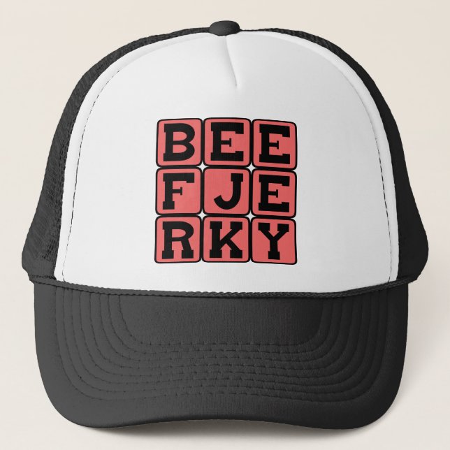 Boné Carne de bovino Jerky, Tratamento Desidratado (Frente)