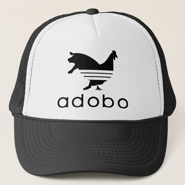 Boné Carne de porco da galinha do Adobo (Frente)