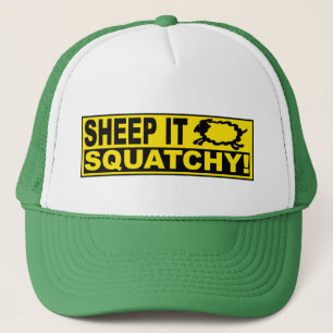 Boné CARNEIROS ELE SQUATCHY! Mistérios SHEEPSQUATCH do
