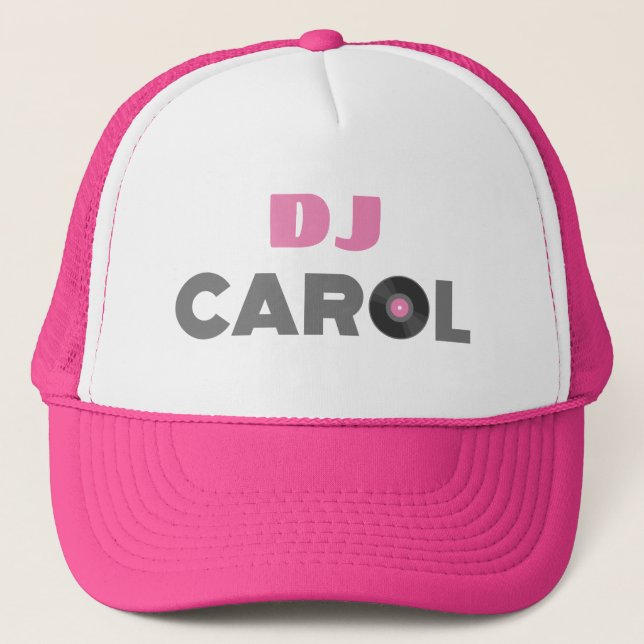 Boné Carol DJ Trucker Hat (Frente)